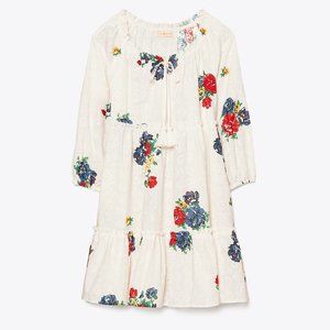 Tory Burch Embroidered Floral Dress